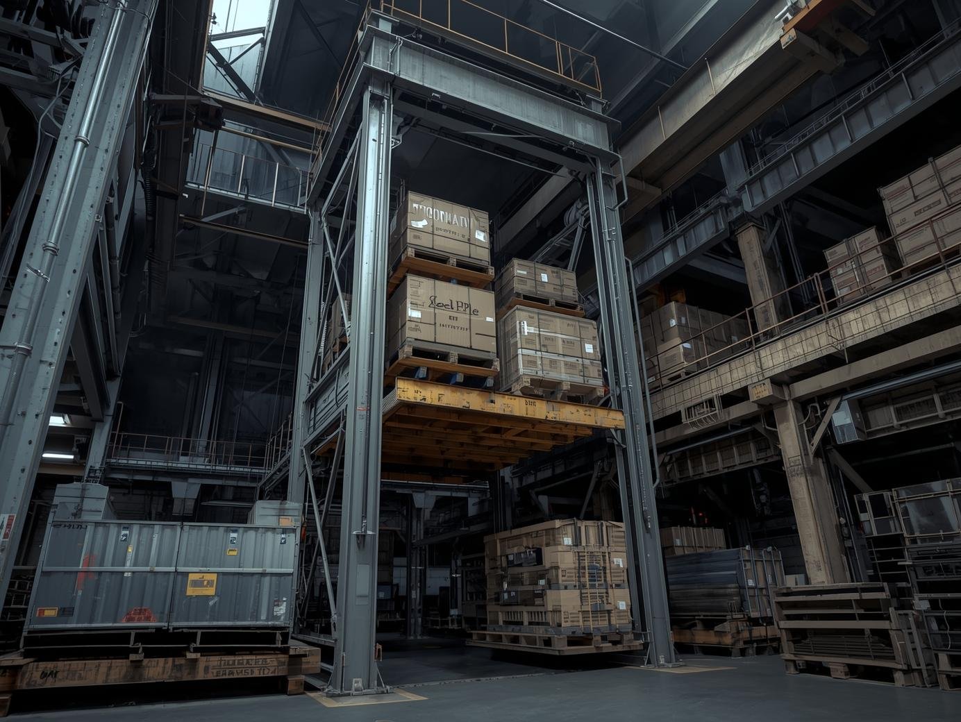 Venda e manutenção de elevadores de carga